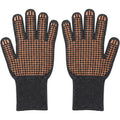 Tastyly Five-Finger Knit Oven Gloves 30 cm Charcoal Copper Pair - Product view